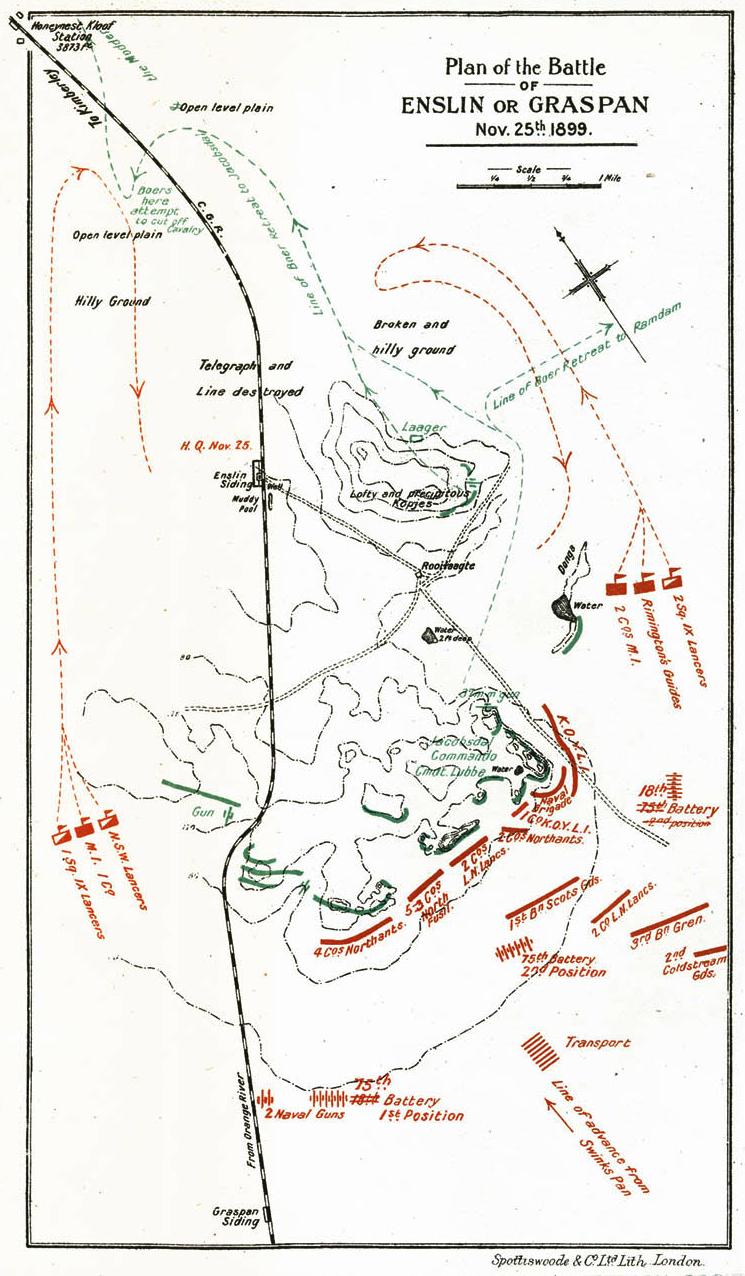 Map of the Battle of Graspan