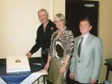 Alastair with Sheila Poulson and Husband